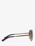 Michael Kors Chelsea aviator polarised sunglasses brown, imported from the UK
