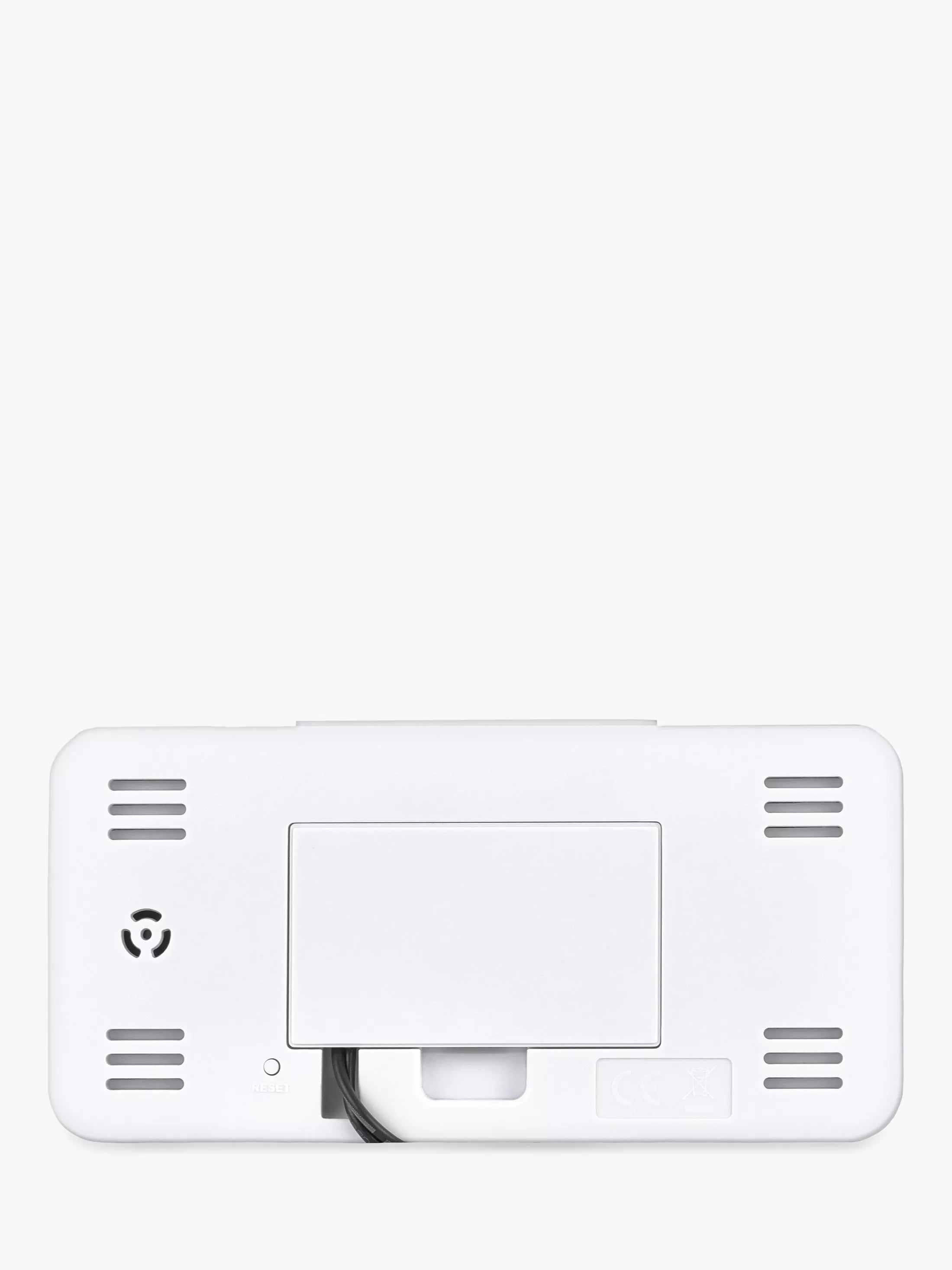 Acctim radio controlled LCD alarm clock white - British product