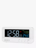 Acctim radio controlled LCD alarm clock white - British product