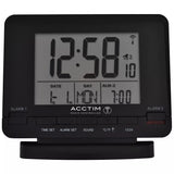 Acctim radio controlled dual alarm clock black - British product