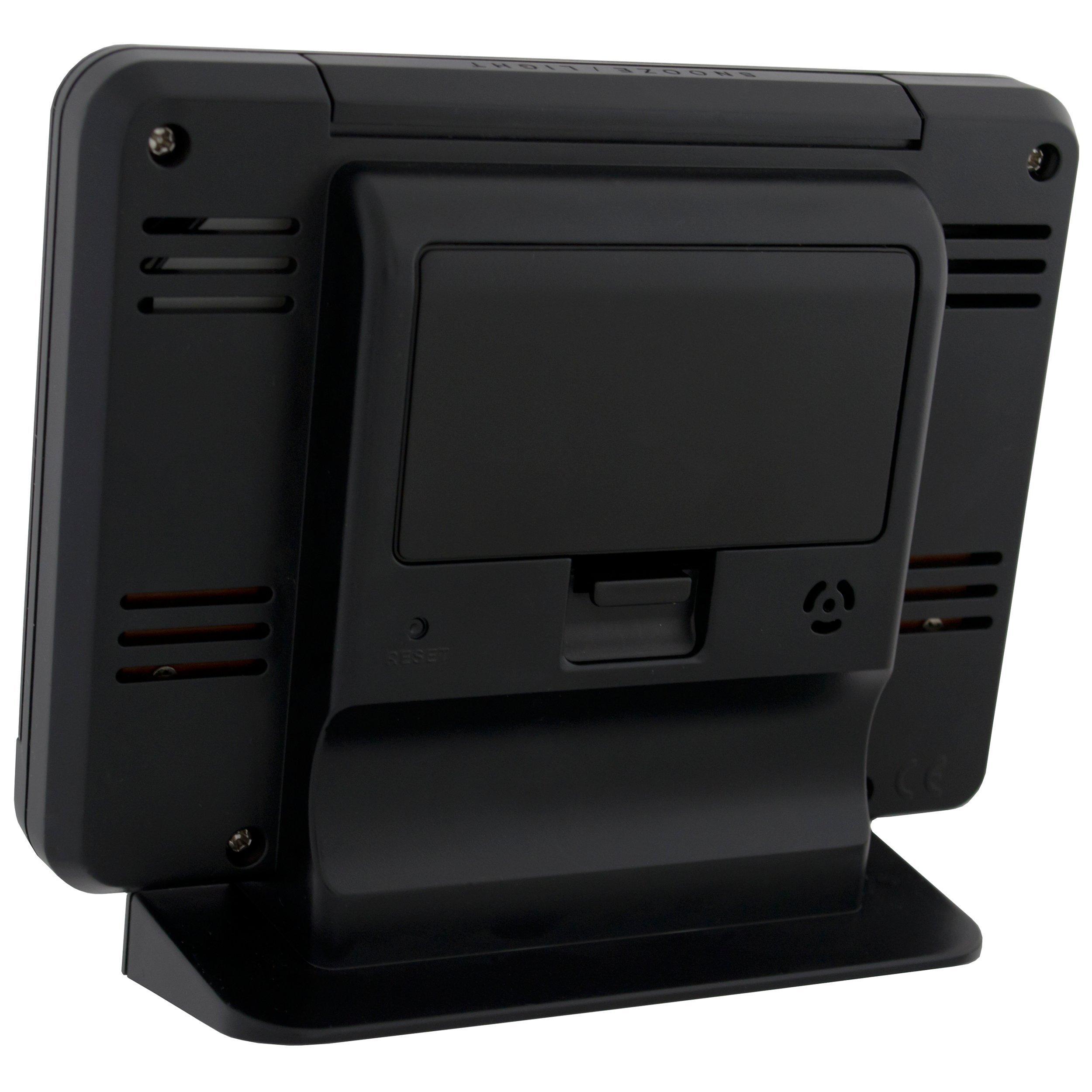 Acctim radio controlled dual alarm clock black - British product