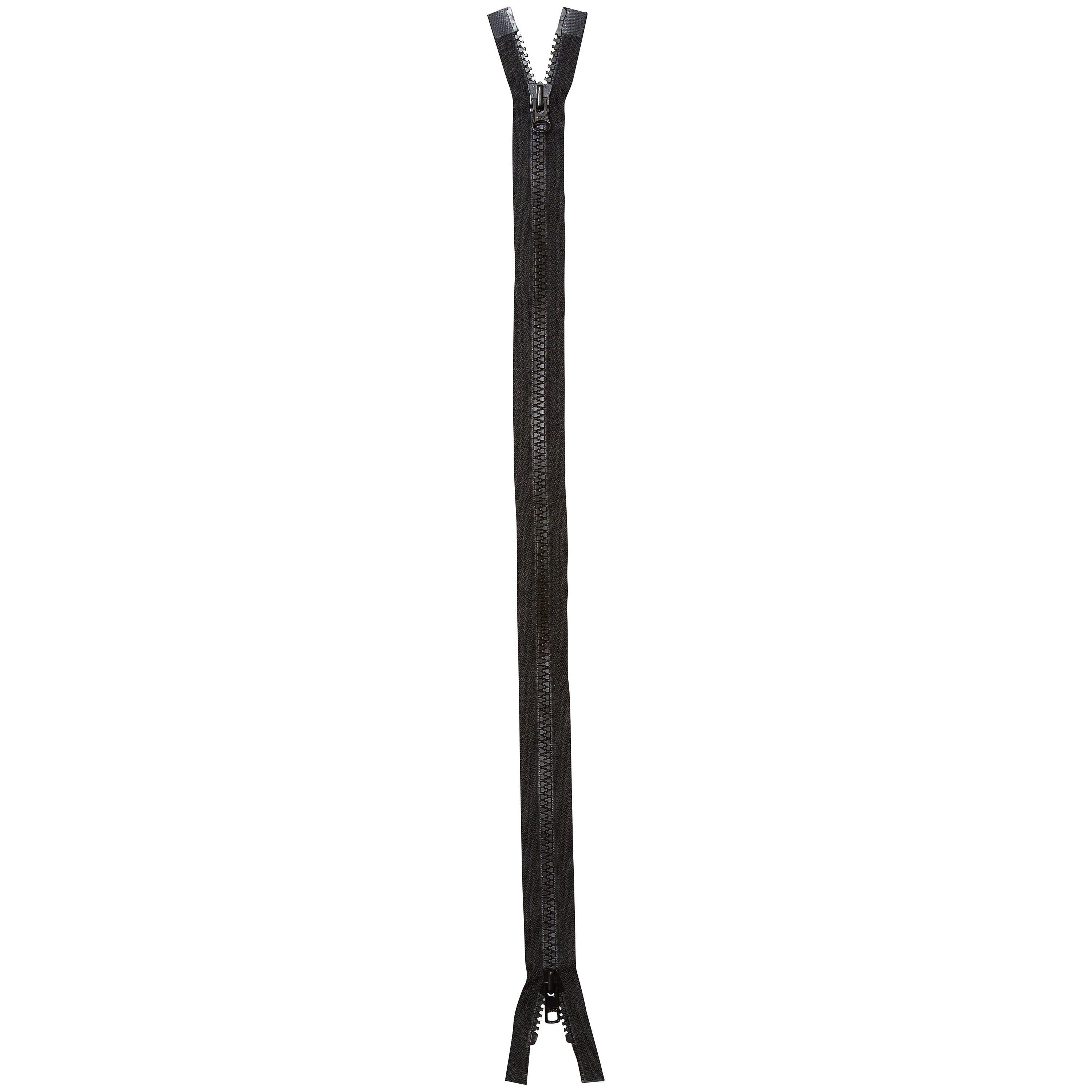 YKK heavyweight 2-way slider zipper 71cm black (British brand)