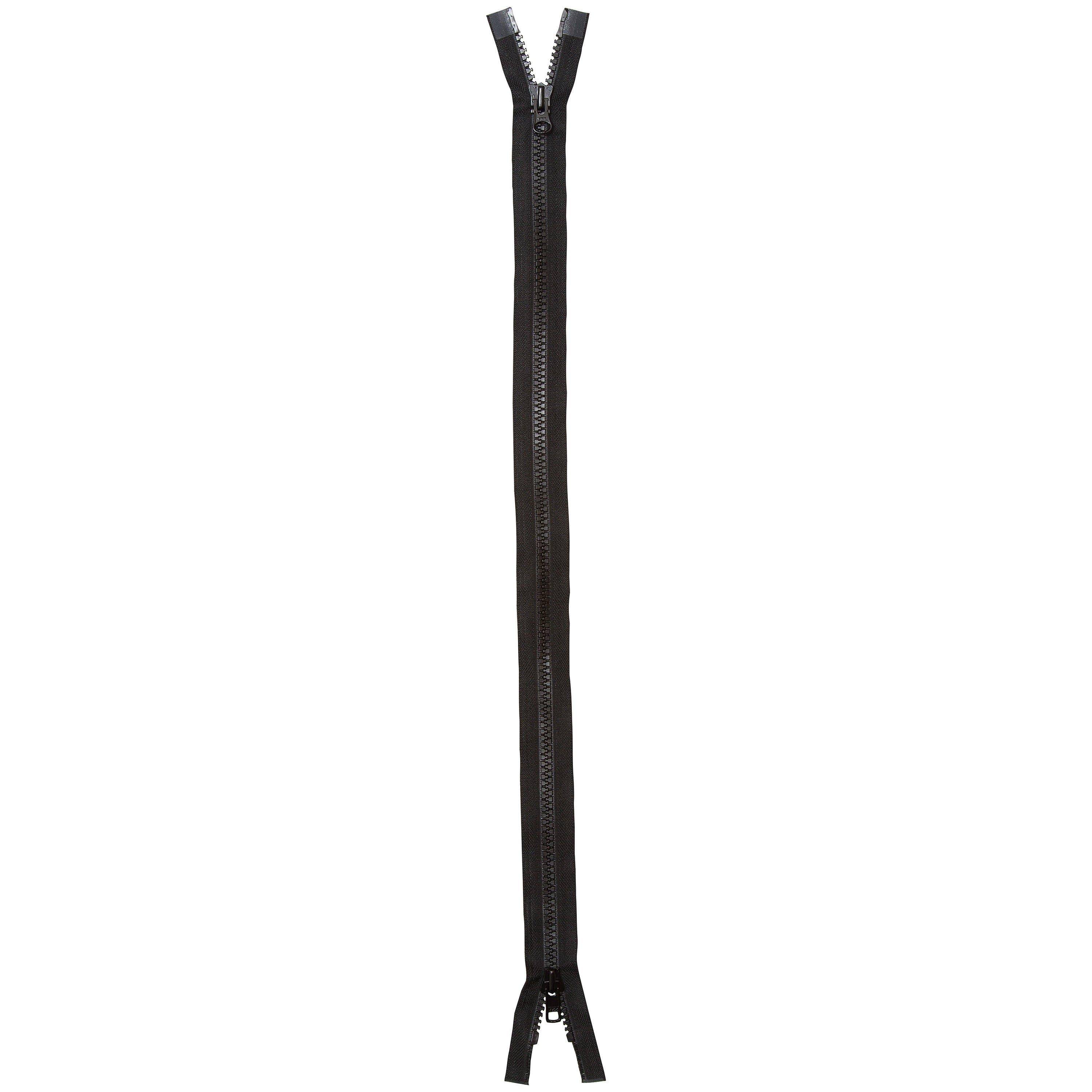 YKK heavyweight two-way slider 76cm black, UK version