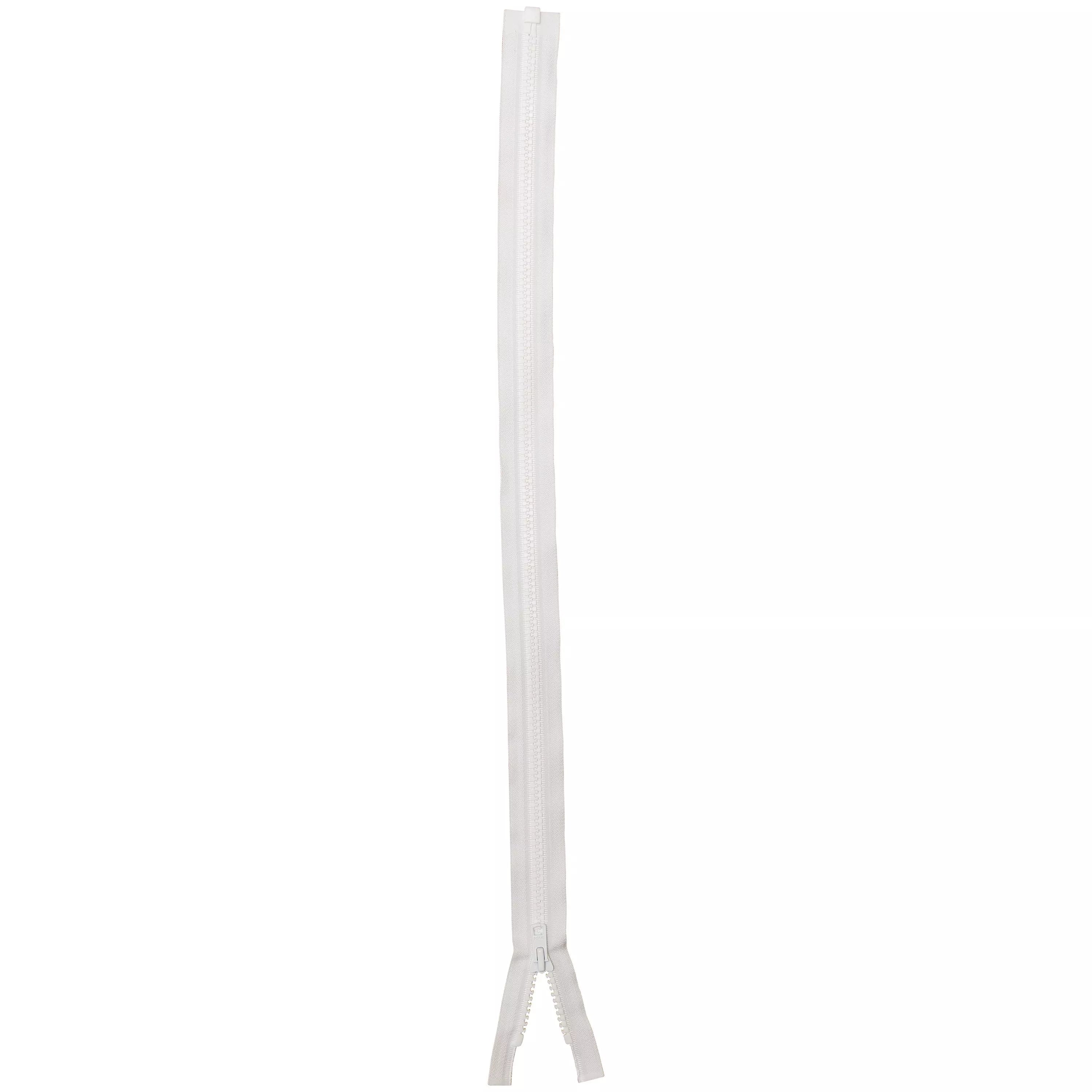 YKK Open End Heavyweight Zip, White, 66cm