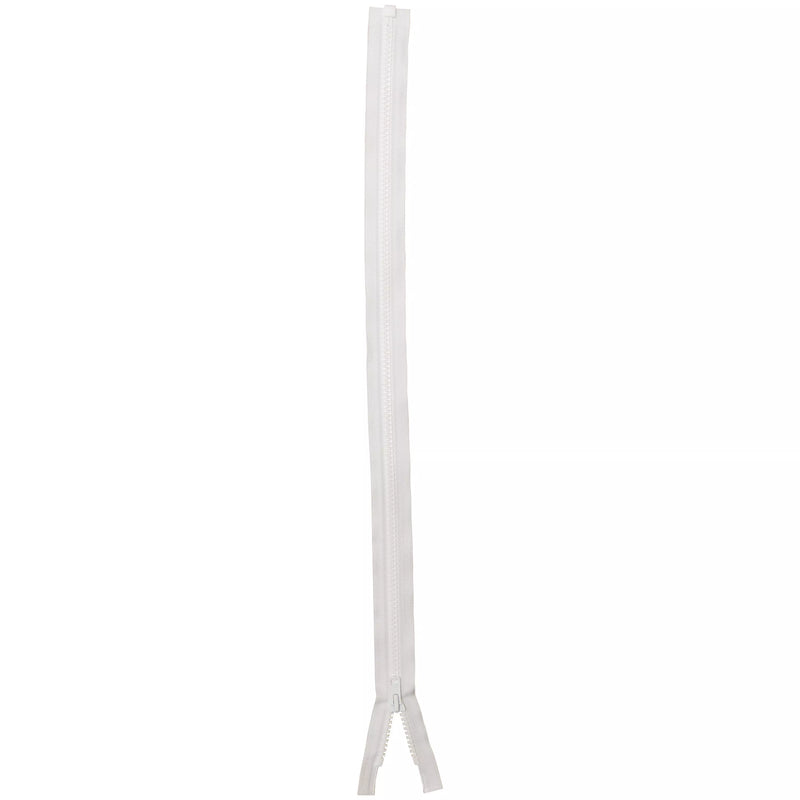 YKK Open End Heavyweight Zip, White, 66cm