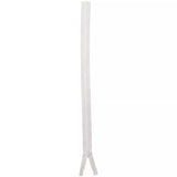 YKK Open End Heavyweight Zip, White, 66cm