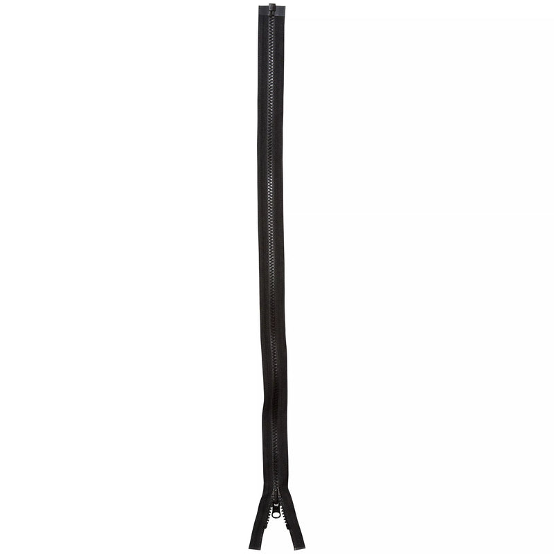 YKK open end reversible zip 66cm black - British product