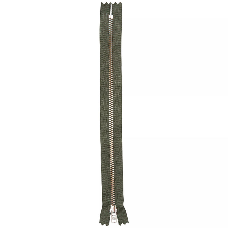 YKK Strong Metal Tooth Zip 15cm