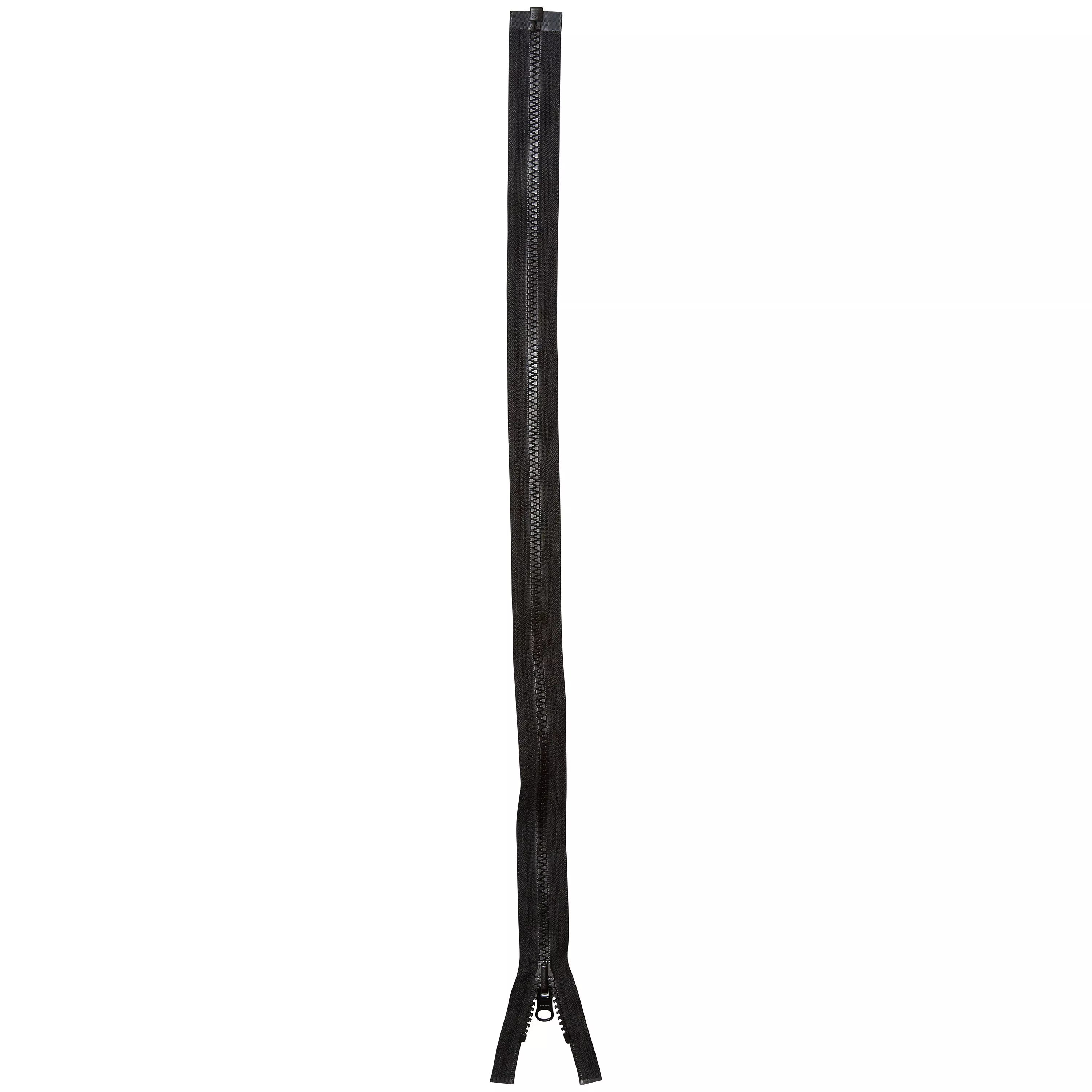 YKK zip medium weight open end black 61cm, UK version