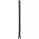 YKK silver metal teeth open end zip 66cm (British brand)