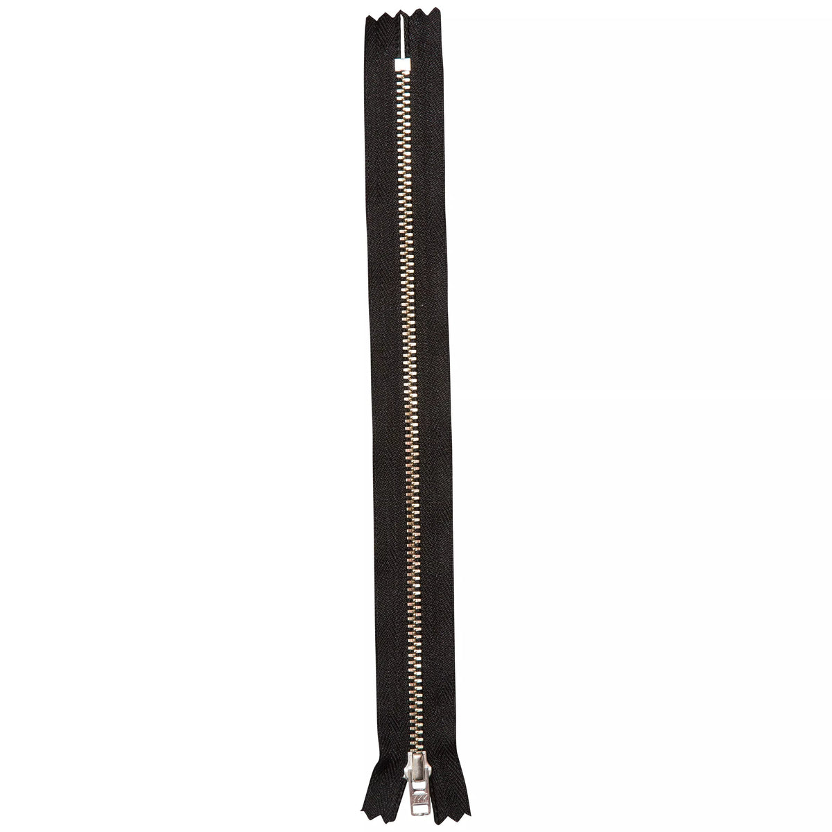 YKK auto-lock tooth zip black 15cm, imported from the UK