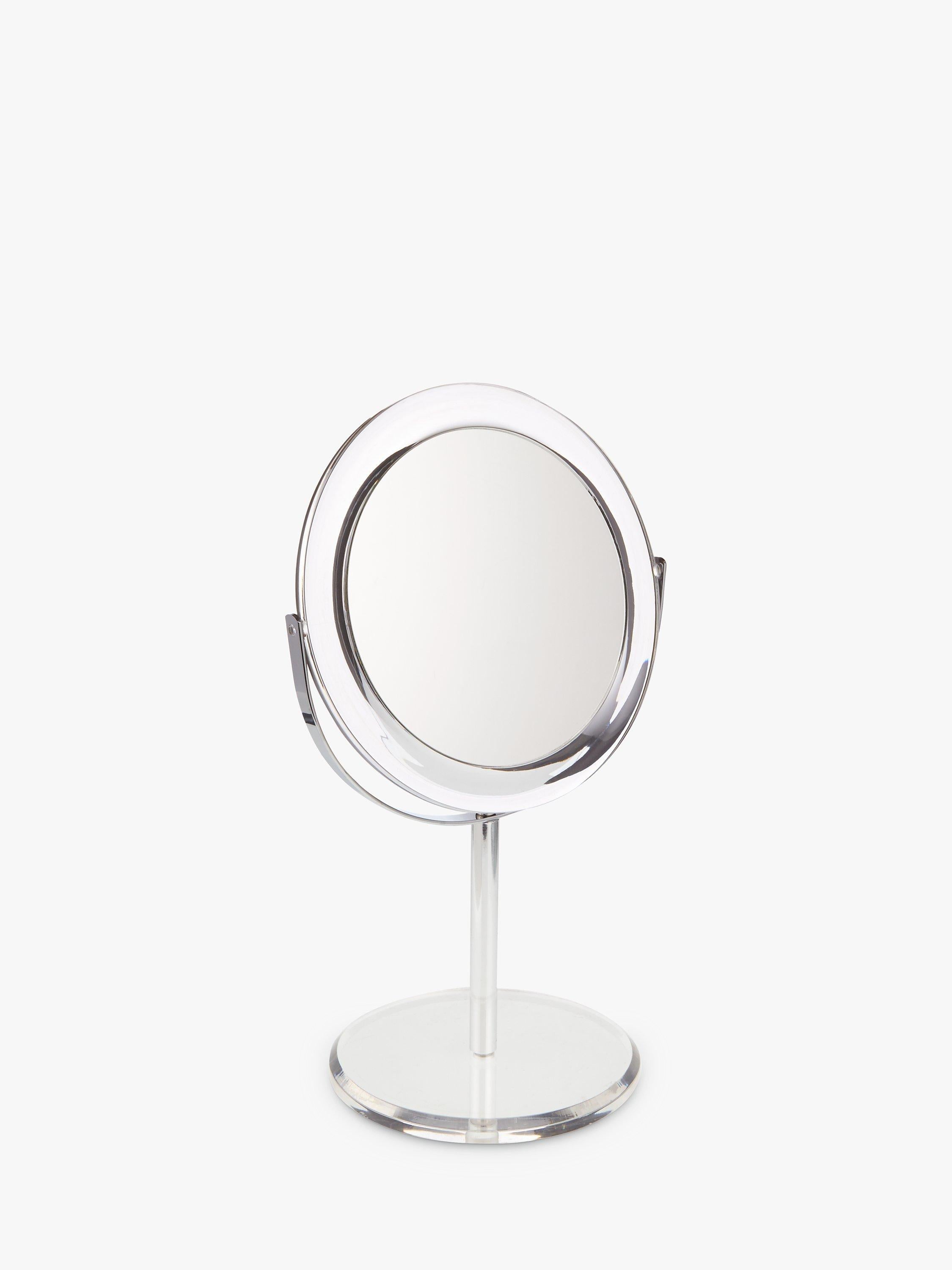 Clear Round Acrylic 3 X Magnifying Mirror