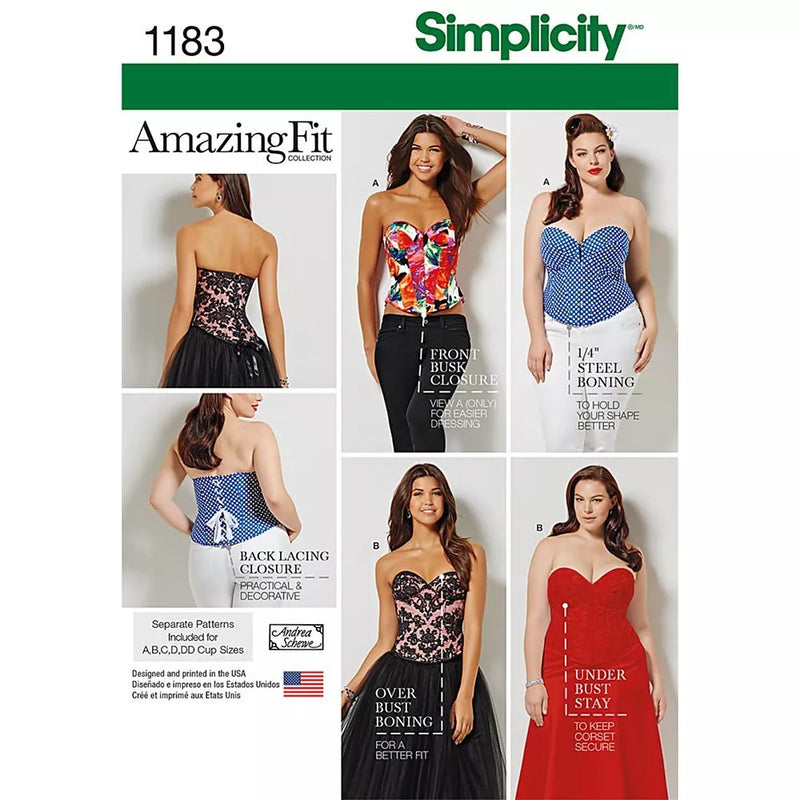 Simplicity women's top sewing pattern 1183 (British brand)