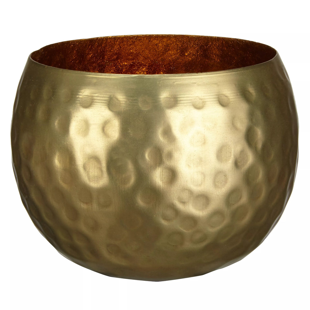 John Lewis hammered tealight holder 77mm height - British product