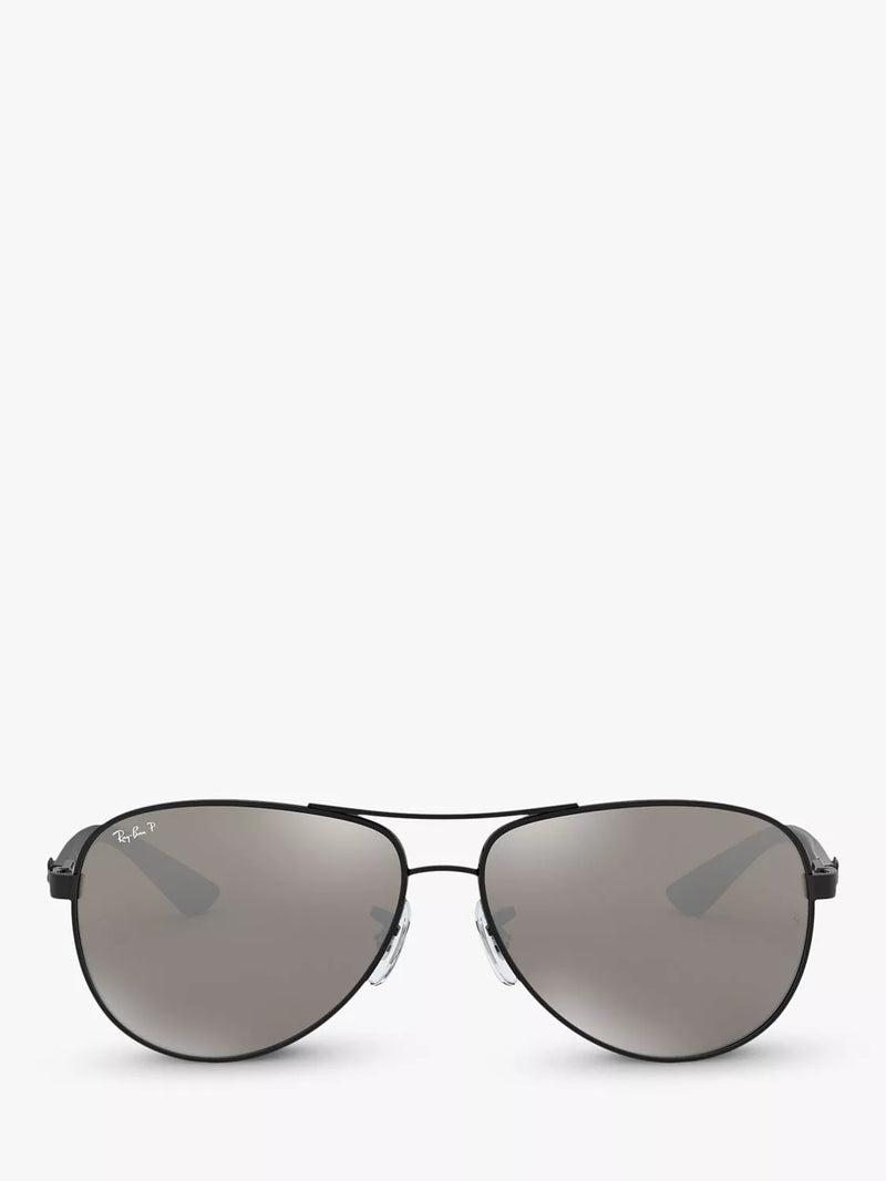 Ray-Ban RB8313 polarised pilot sunglasses with carbon fibre frame, UK version