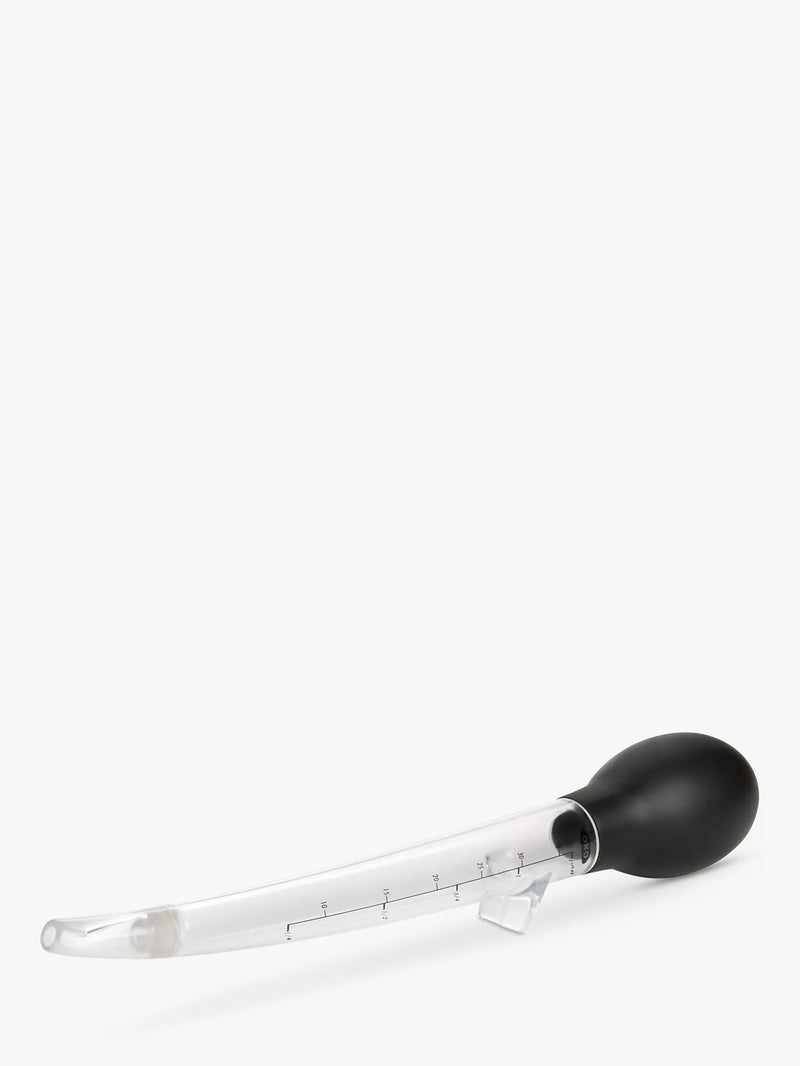 OXO Good Grips angled baster with cleaning brush (British brand)