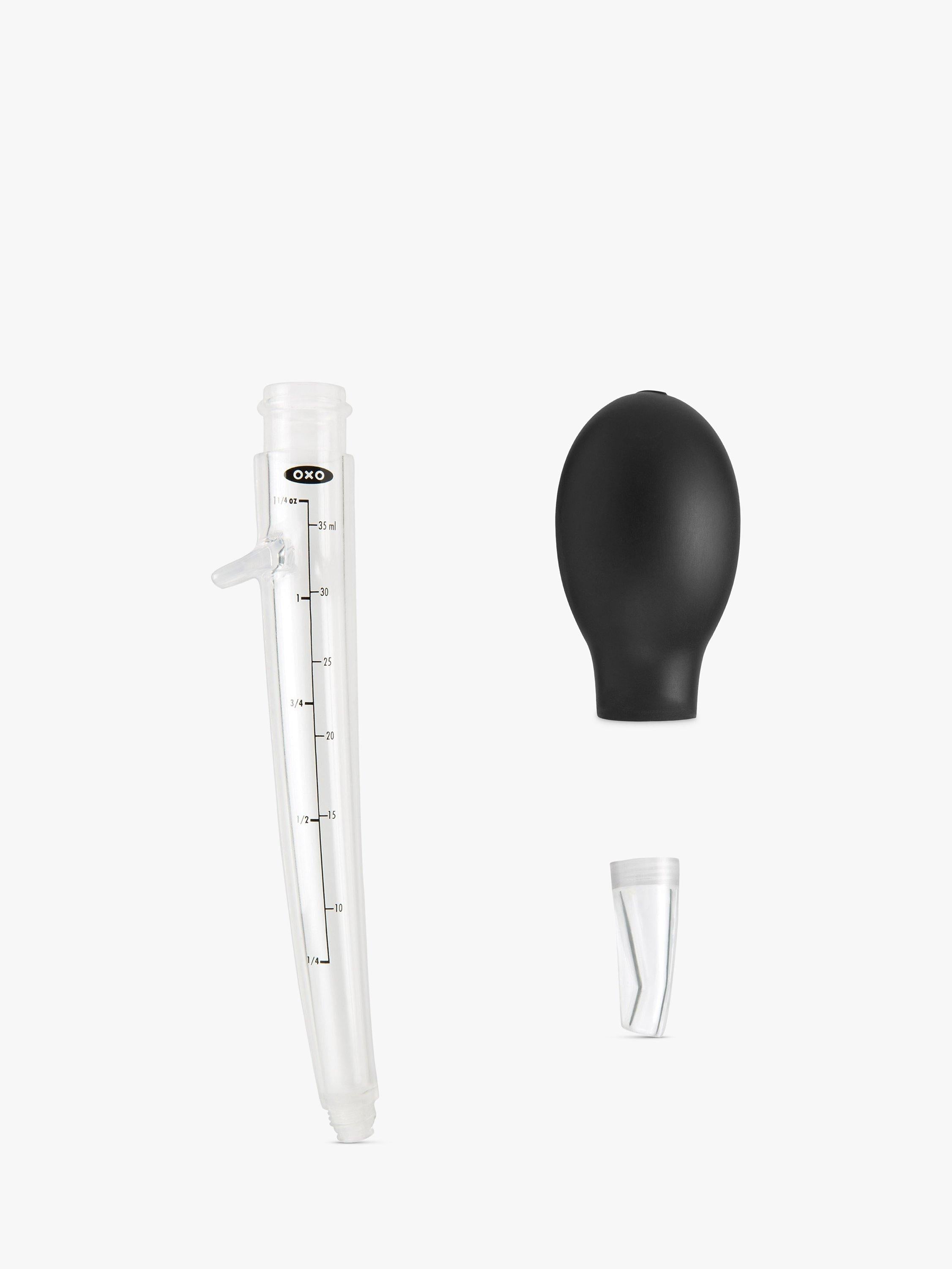 OXO Good Grips angled baster with cleaning brush (British brand)