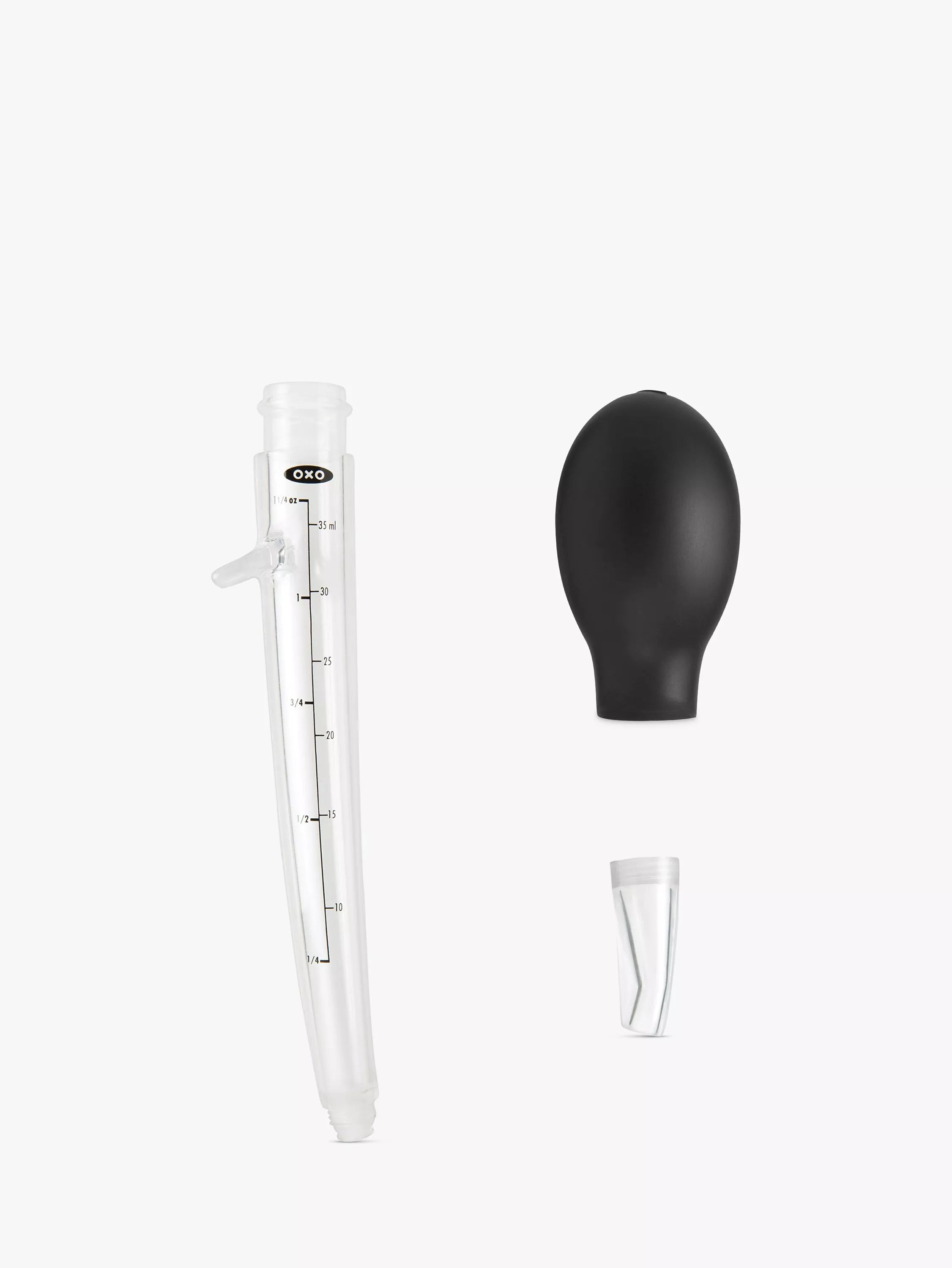 OXO Good Grips angled baster with cleaning brush (British brand)