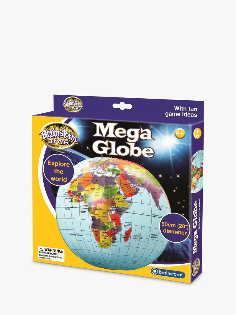 Brainstorm Mega Inflatable Globe 50cm, UK version
