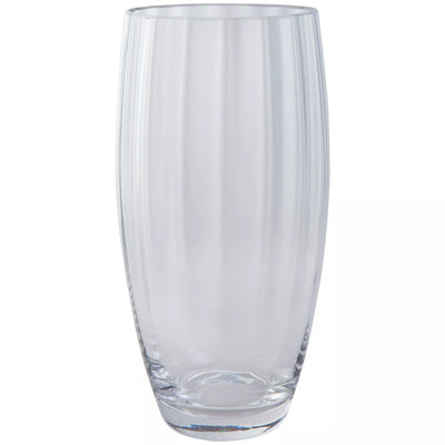 John Lewis Dartington Crystal Florabundance Vase 24cm Clear- Buy online at McGrocer