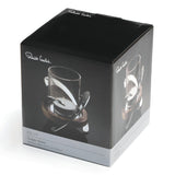 Robert Welch Helix tea light holder stainless steel walnut, UK version