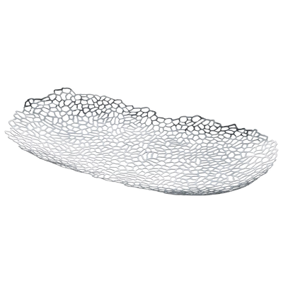 Alessi Opus Ornamental Dish Stainless Steel Fruit Bowl Centrepiece