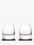 LSA International whisky tumblers set of 2 with coaster 250ml (British brand)