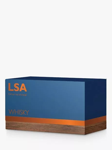 LSA International whisky tumblers set of 2 with coaster 250ml (British brand)