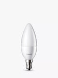 Philips LED candle light bulb frosted SES 5W (British brand)