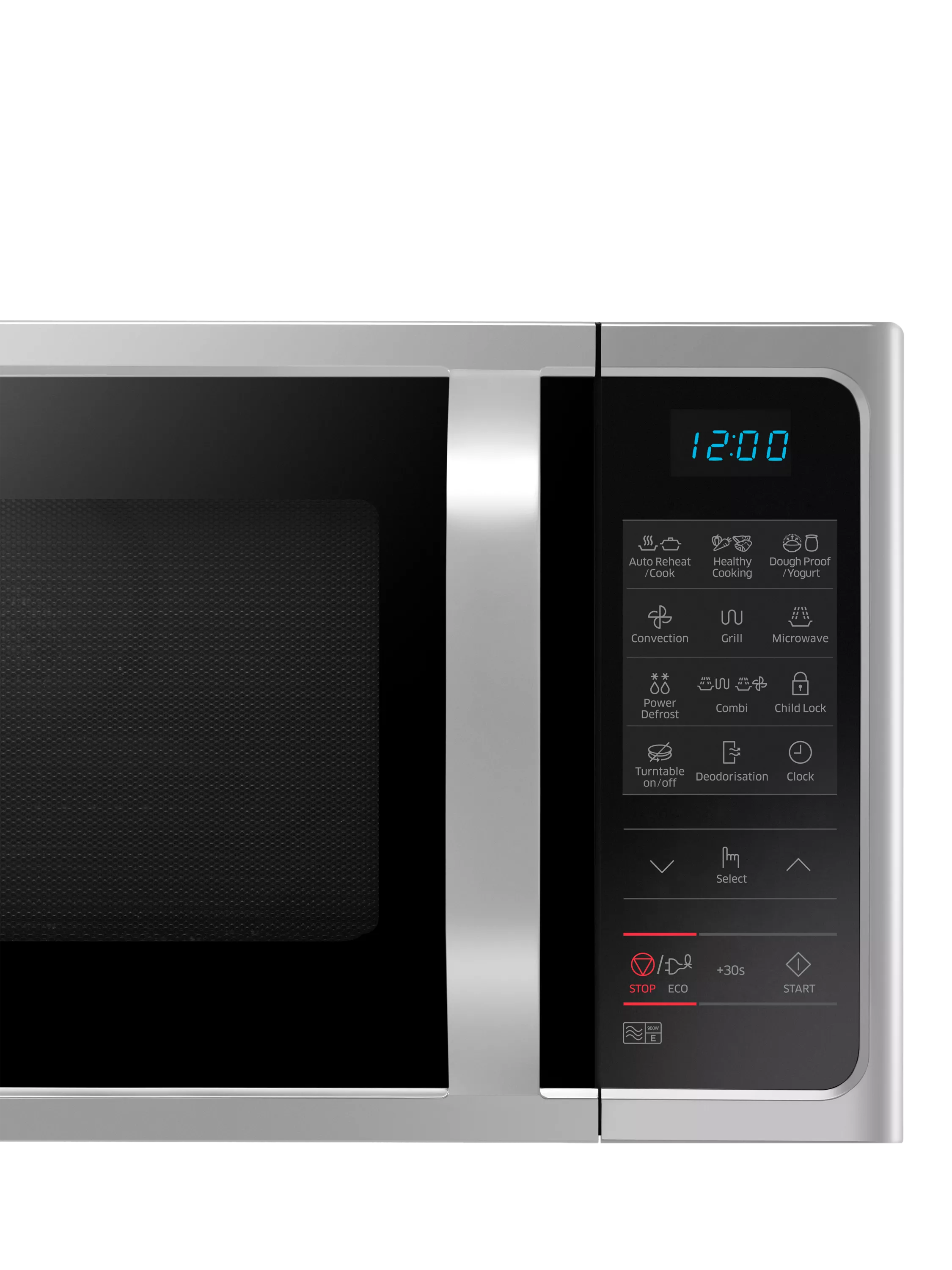 Samsung freestanding microwave oven 28L silver (British brand)