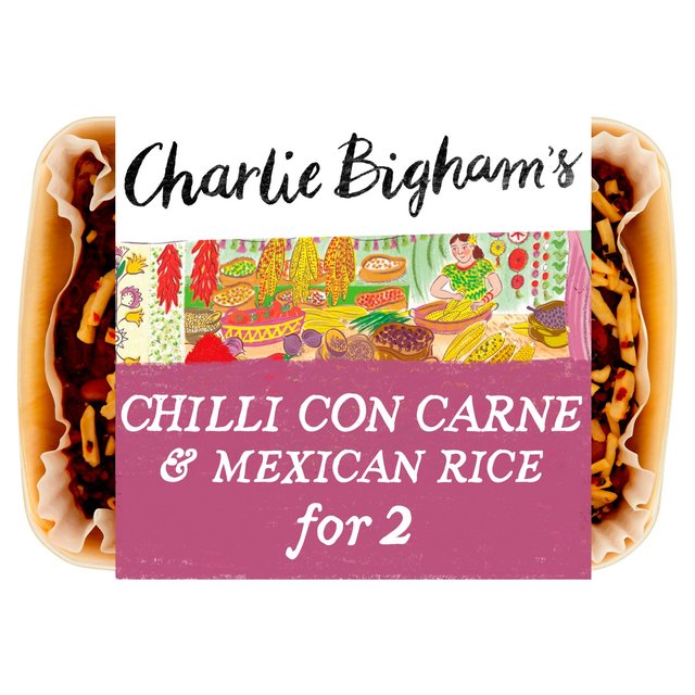 Charlie Bigham's Chilli Con Carne & Mexican Rice for 2   840g GOODS M&S   