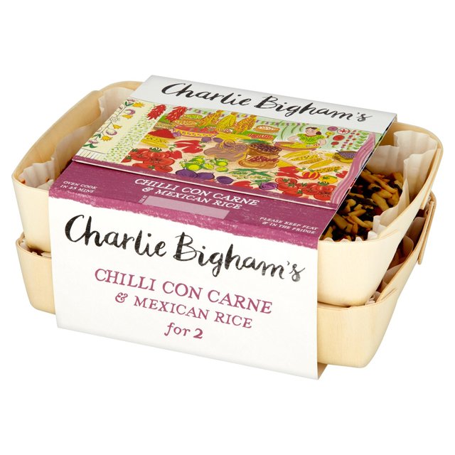 Charlie Bigham's Chilli Con Carne & Mexican Rice for 2   840g GOODS M&S   