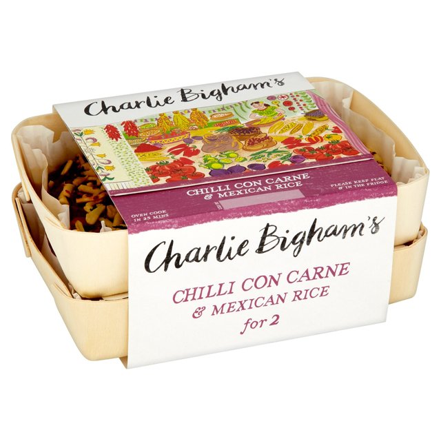 Charlie Bigham's Chilli Con Carne & Mexican Rice for 2   840g GOODS M&S   