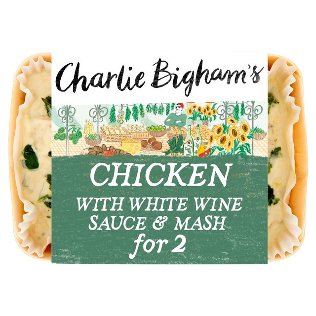 Charlie Bigham's Chicken in White Wine Sauce & Mash for 2   825g GOODS M&S   