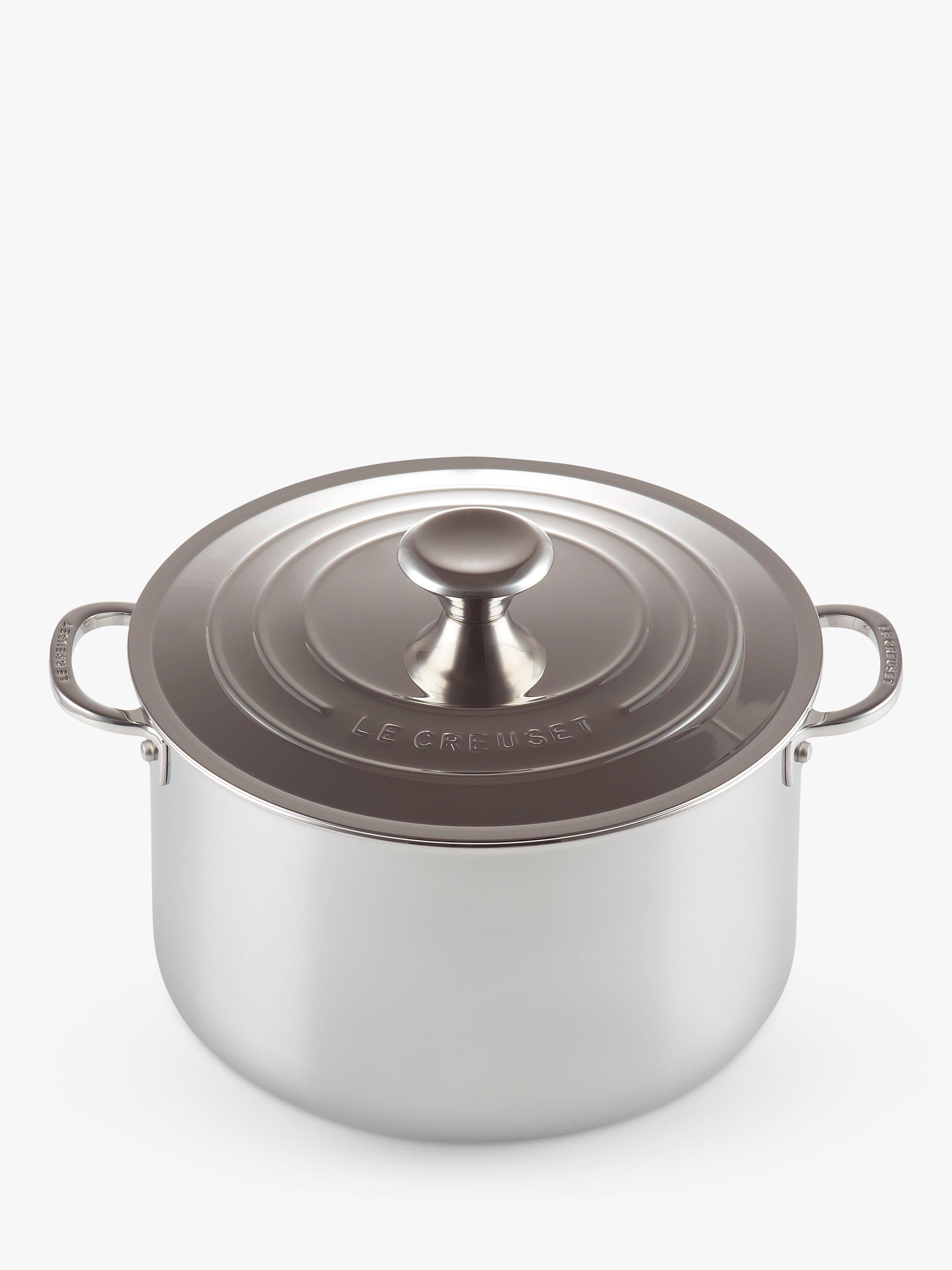 Le Creuset 3-Ply Stainless Steel Stockpot 24cm, UK version