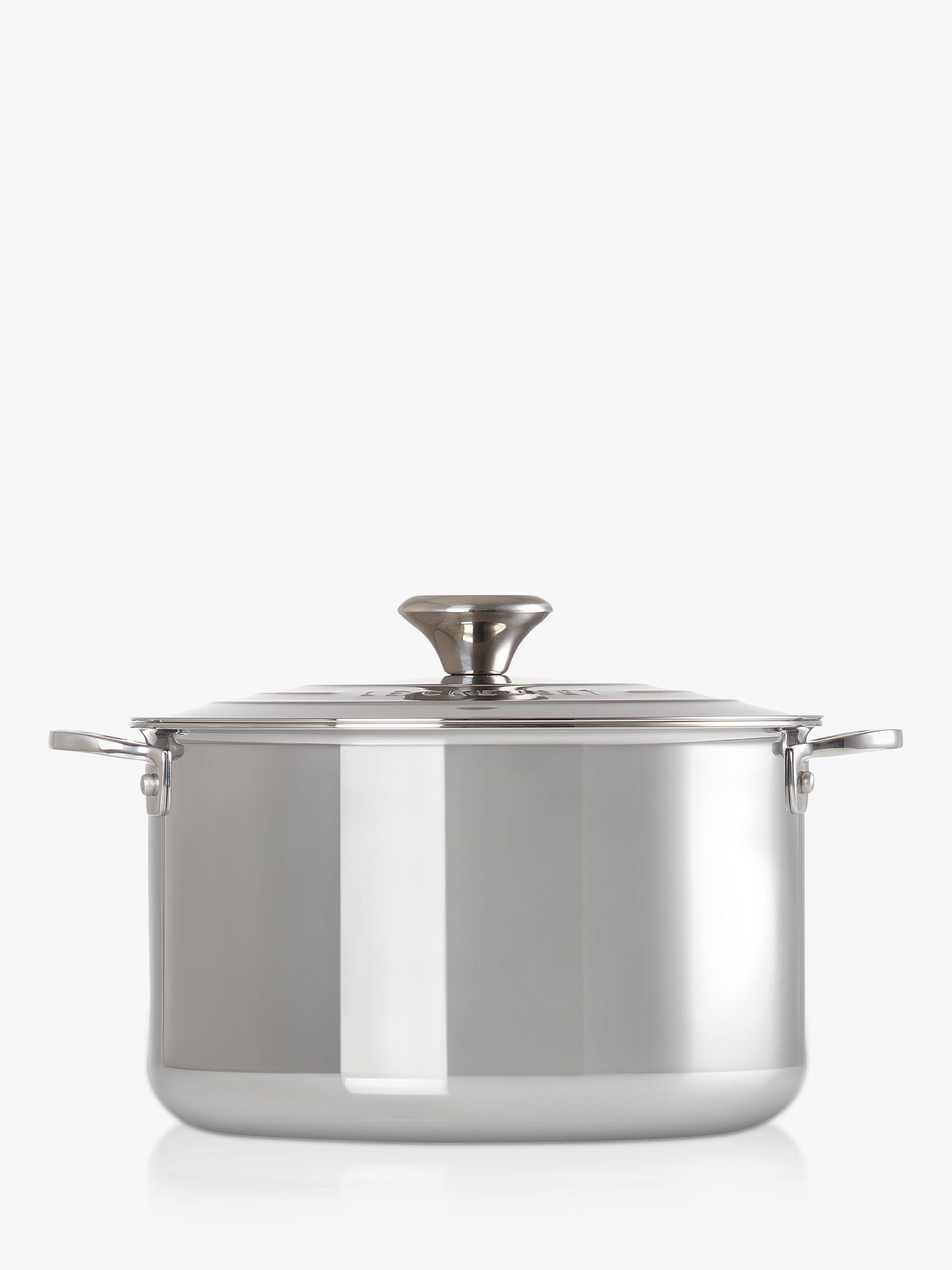 Le Creuset 3-Ply Stainless Steel Stockpot 24cm, UK version