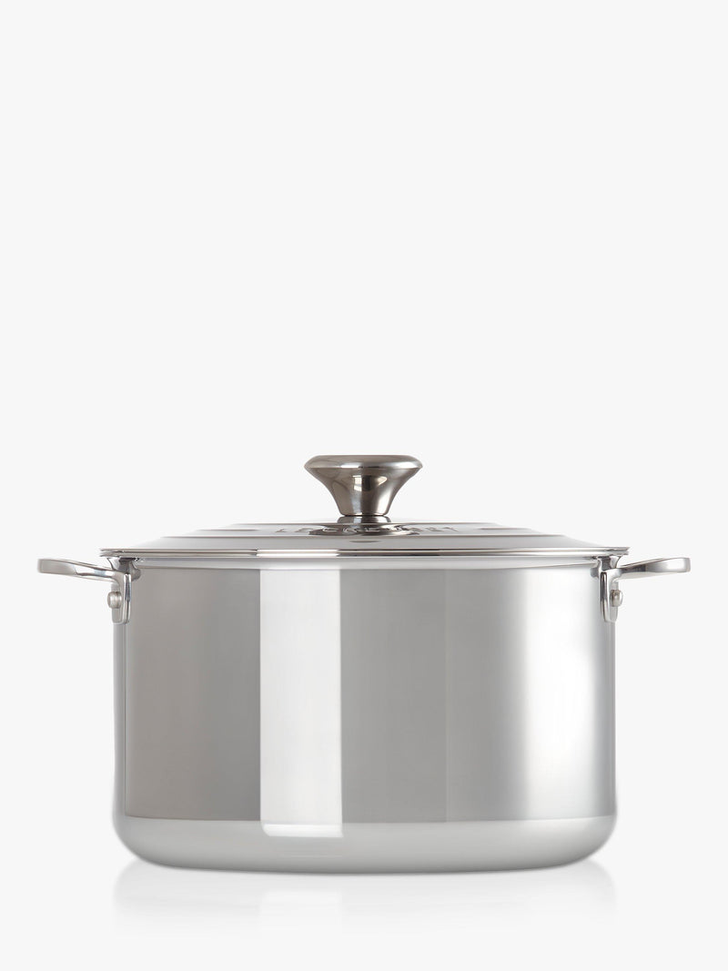 Le Creuset 3-Ply Stainless Steel Stockpot 24cm, UK version