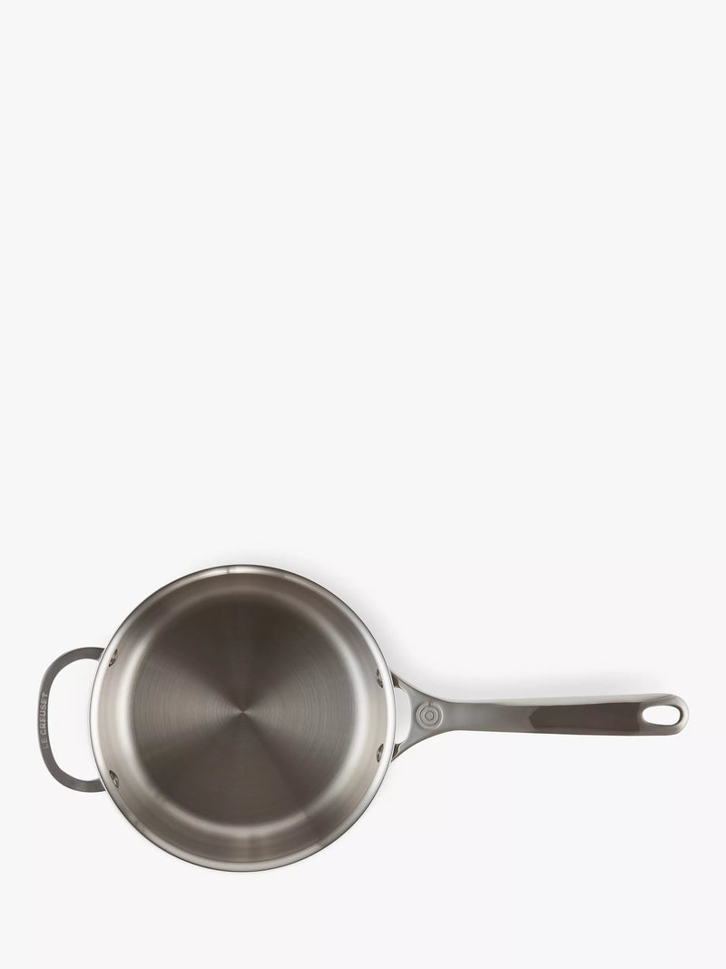 Le Creuset 3-ply stainless steel saucepan 20cm, UK version