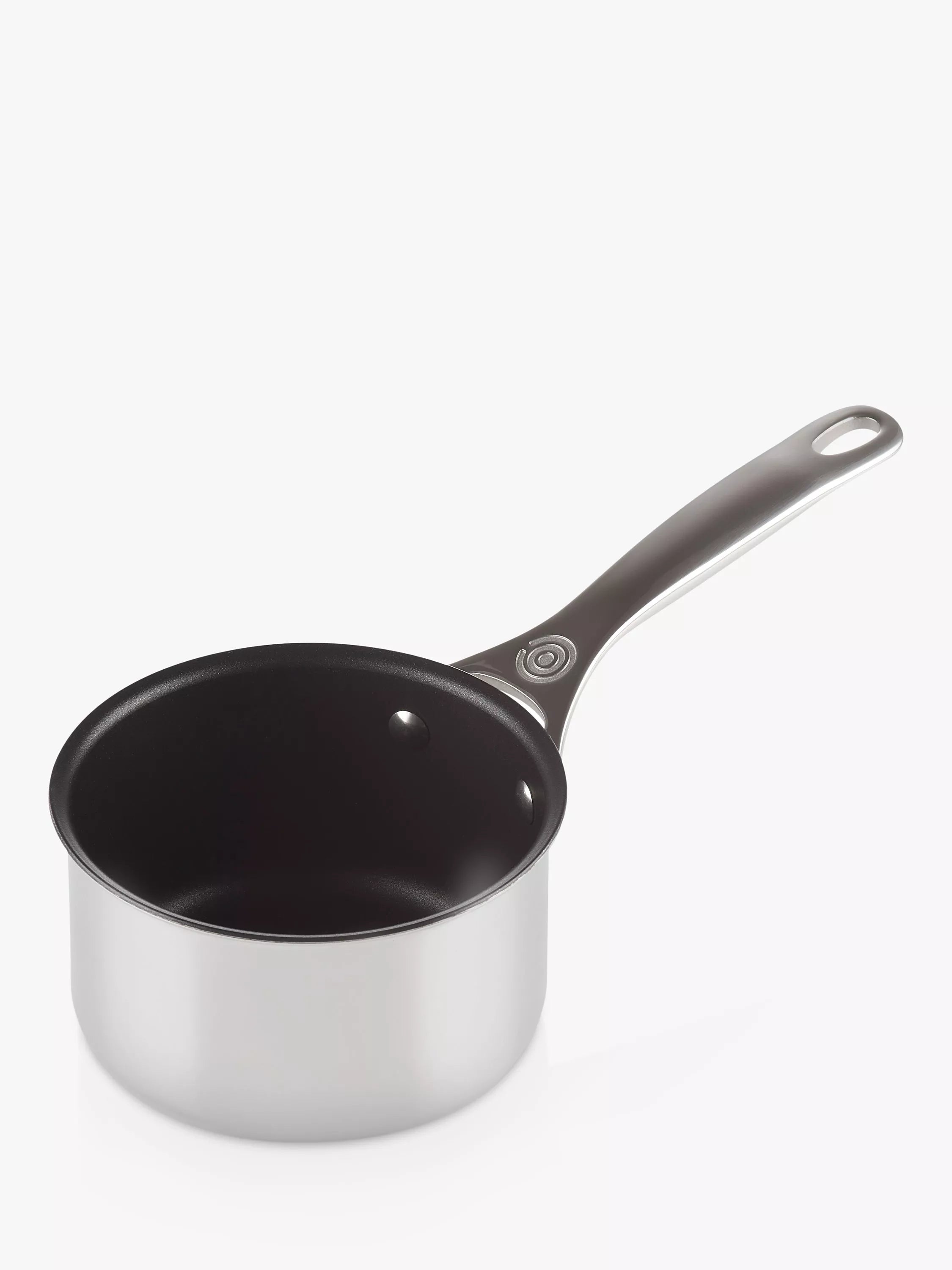 Le Creuset Signature 3-Ply Stainless Steel Milk Pan 14cm, imported from the UK