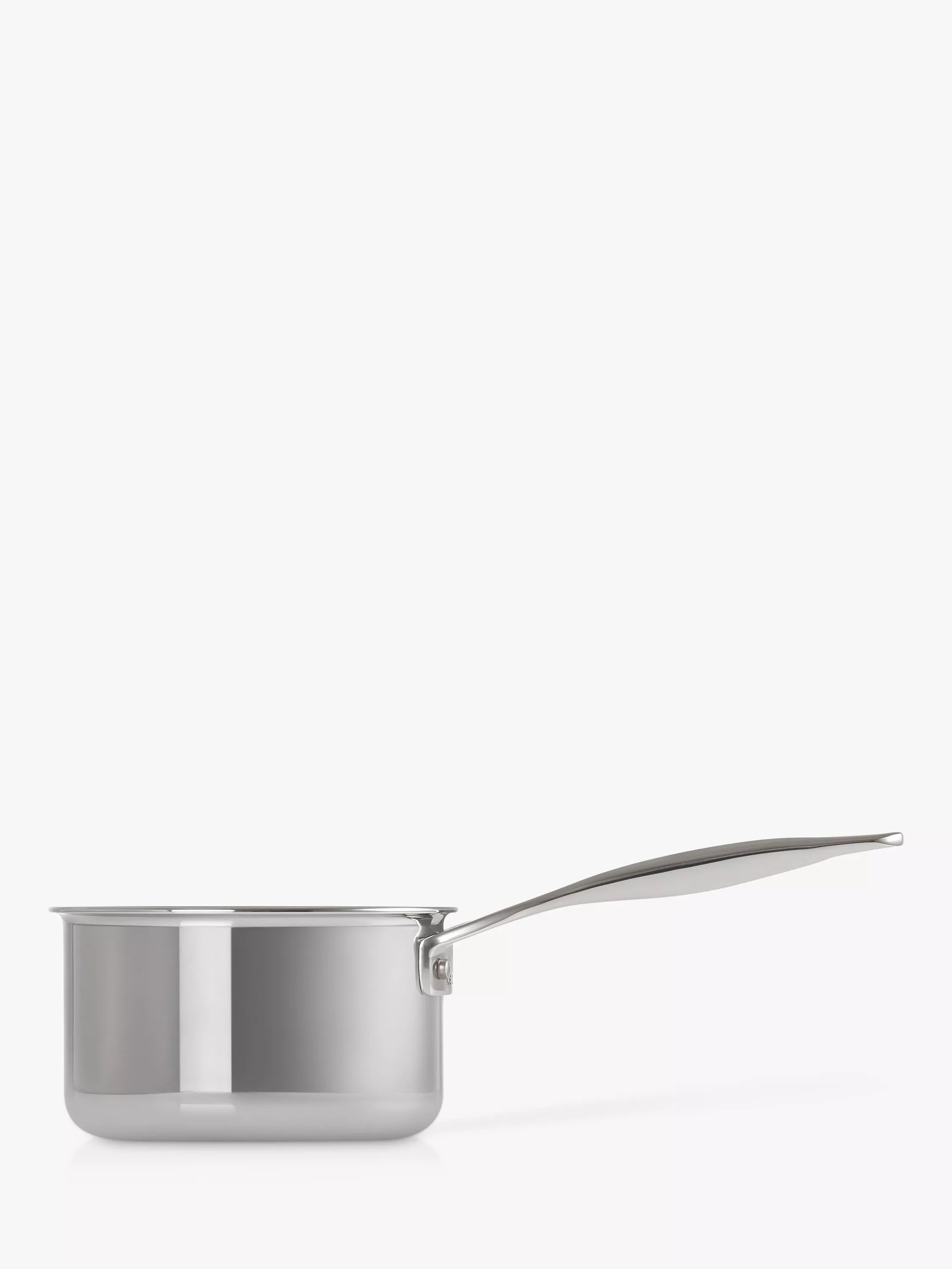 Le Creuset Signature 3-Ply Stainless Steel Milk Pan 14cm, imported from the UK