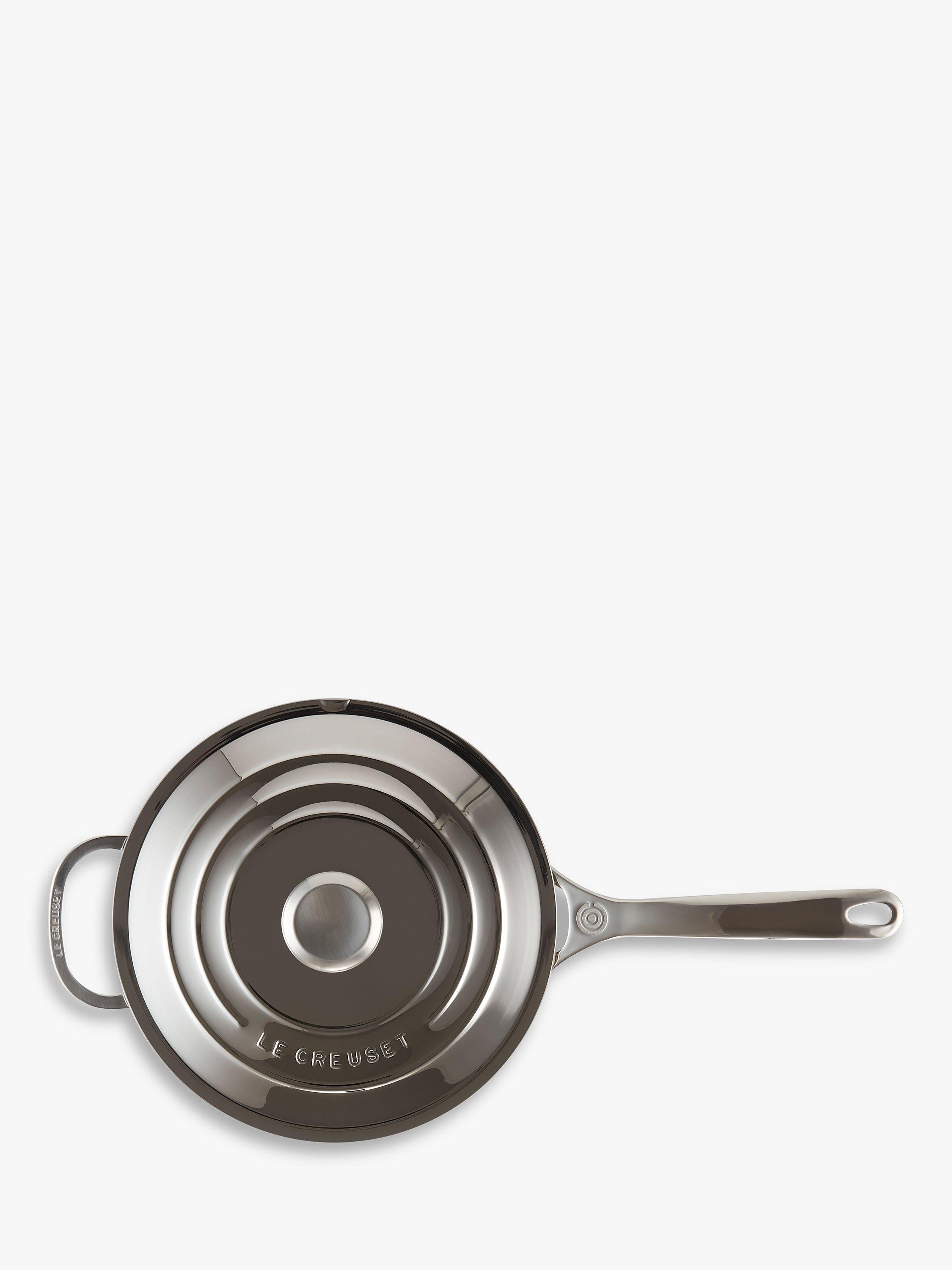 Le Creuset Signature 3-Ply Stainless Steel Non-Stick Chef's Pan 24cm, UK version