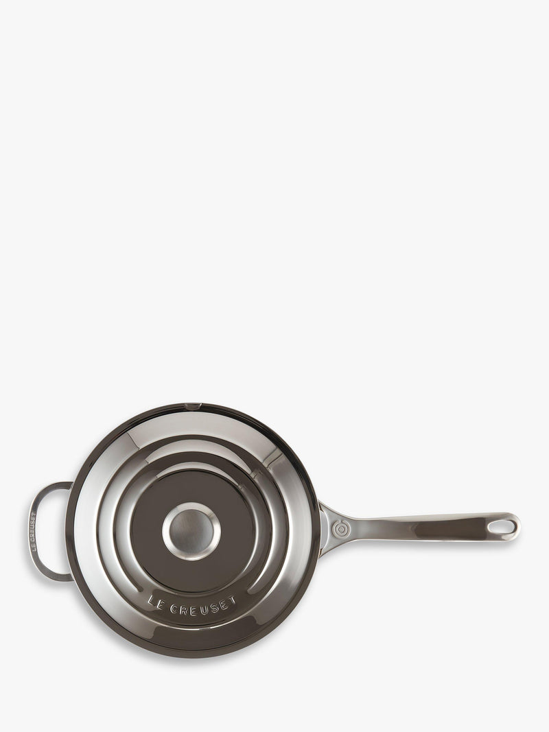 Le Creuset Signature 3-Ply Stainless Steel Non-Stick Chef's Pan 24cm, UK version