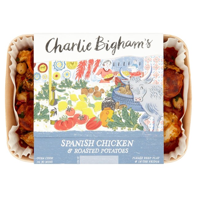 Charlie Bigham's Spanish Chicken & Roasted Potatoes for 2   775g GOODS M&S   