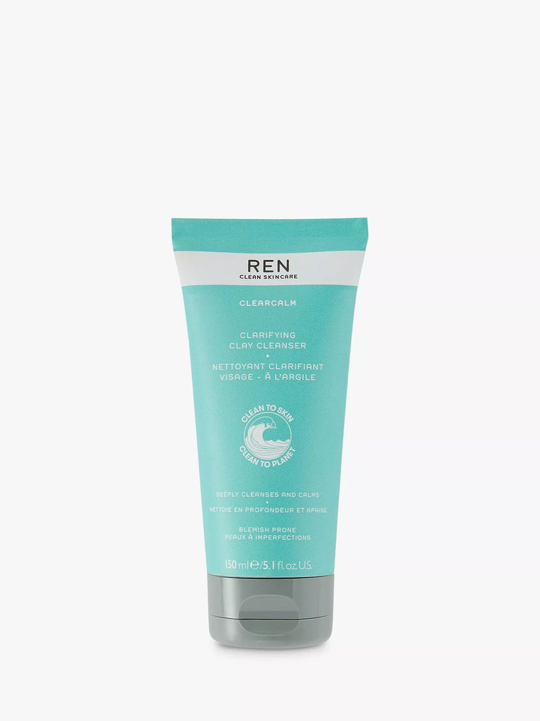 REN Clean Skincare Clarifying Clay Facial Cleanser, 150ml