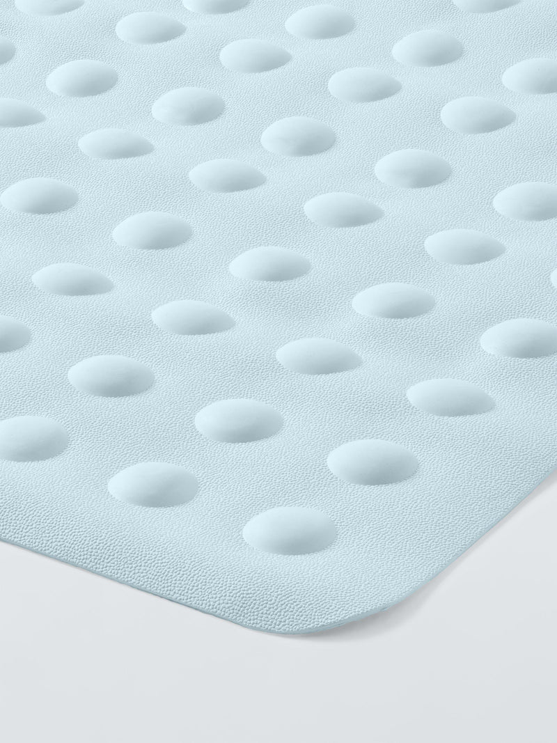 John Lewis blue bath mat with suction cups, imported from the UK