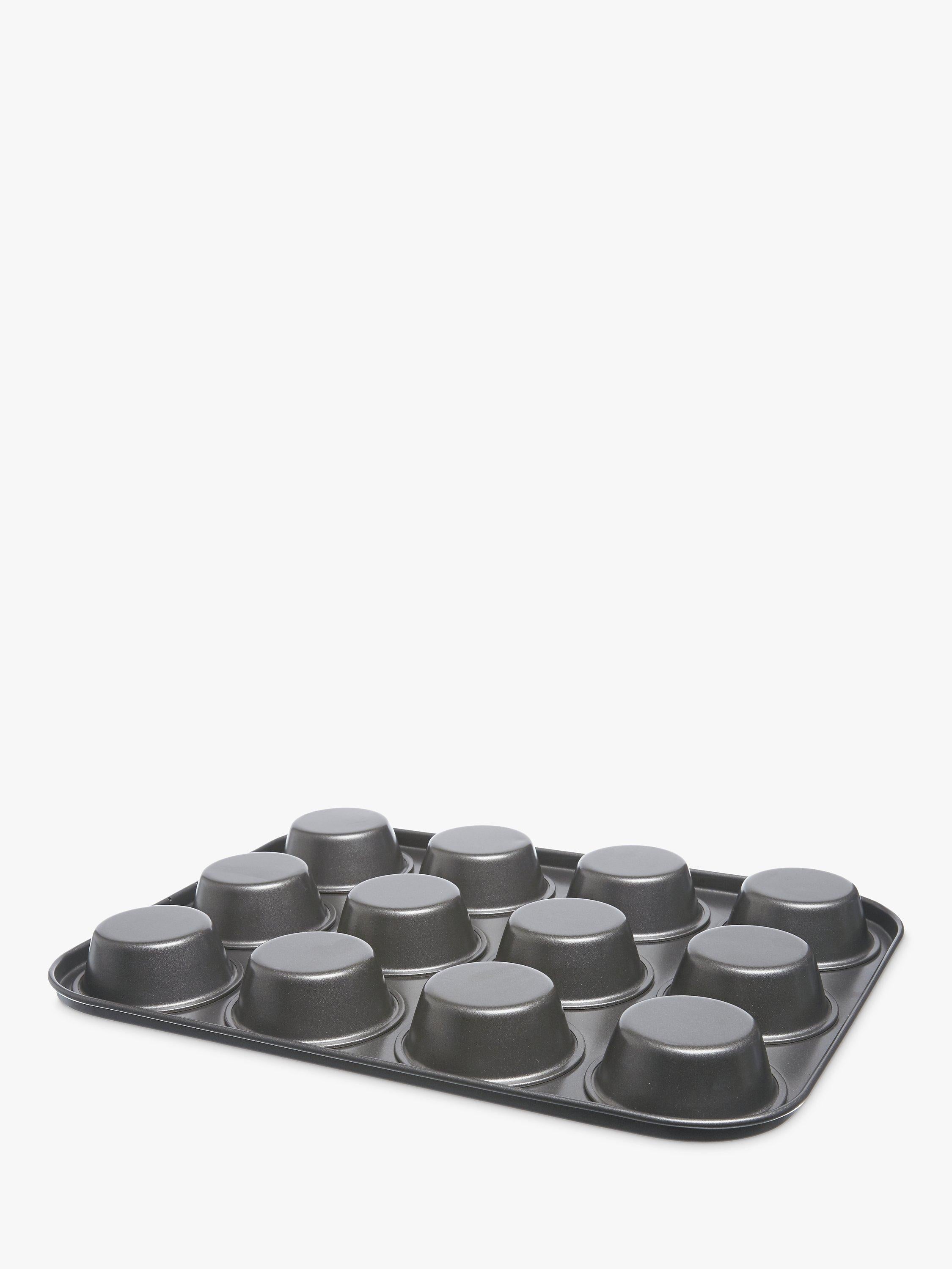 John Lewis non-stick muffin tin 12 cup (British brand)