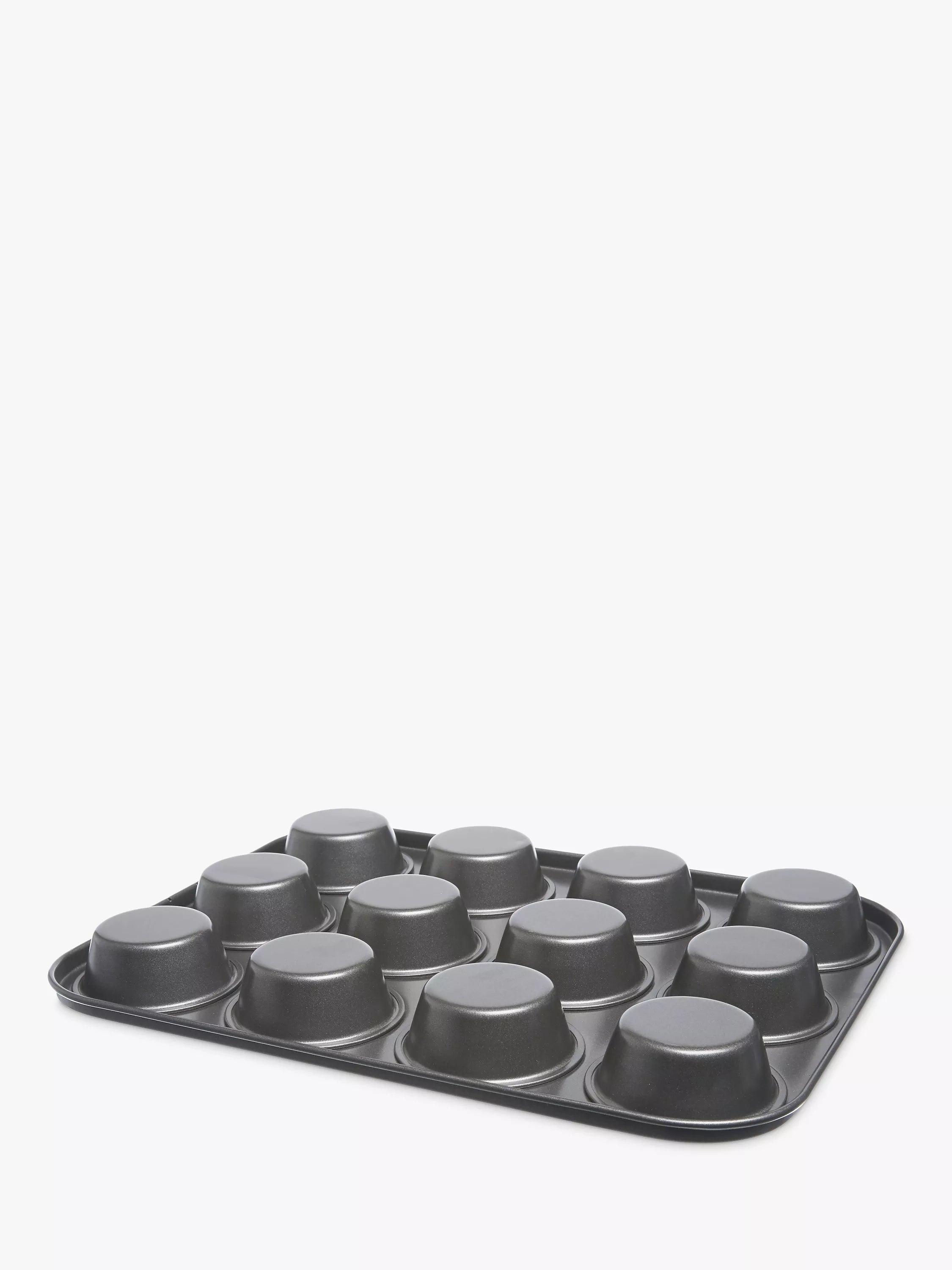 John Lewis muffin tin non-stick 12 cup (British brand)