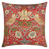 Morris & Co. Strawberry Thief cushion 43x43cm, UK version