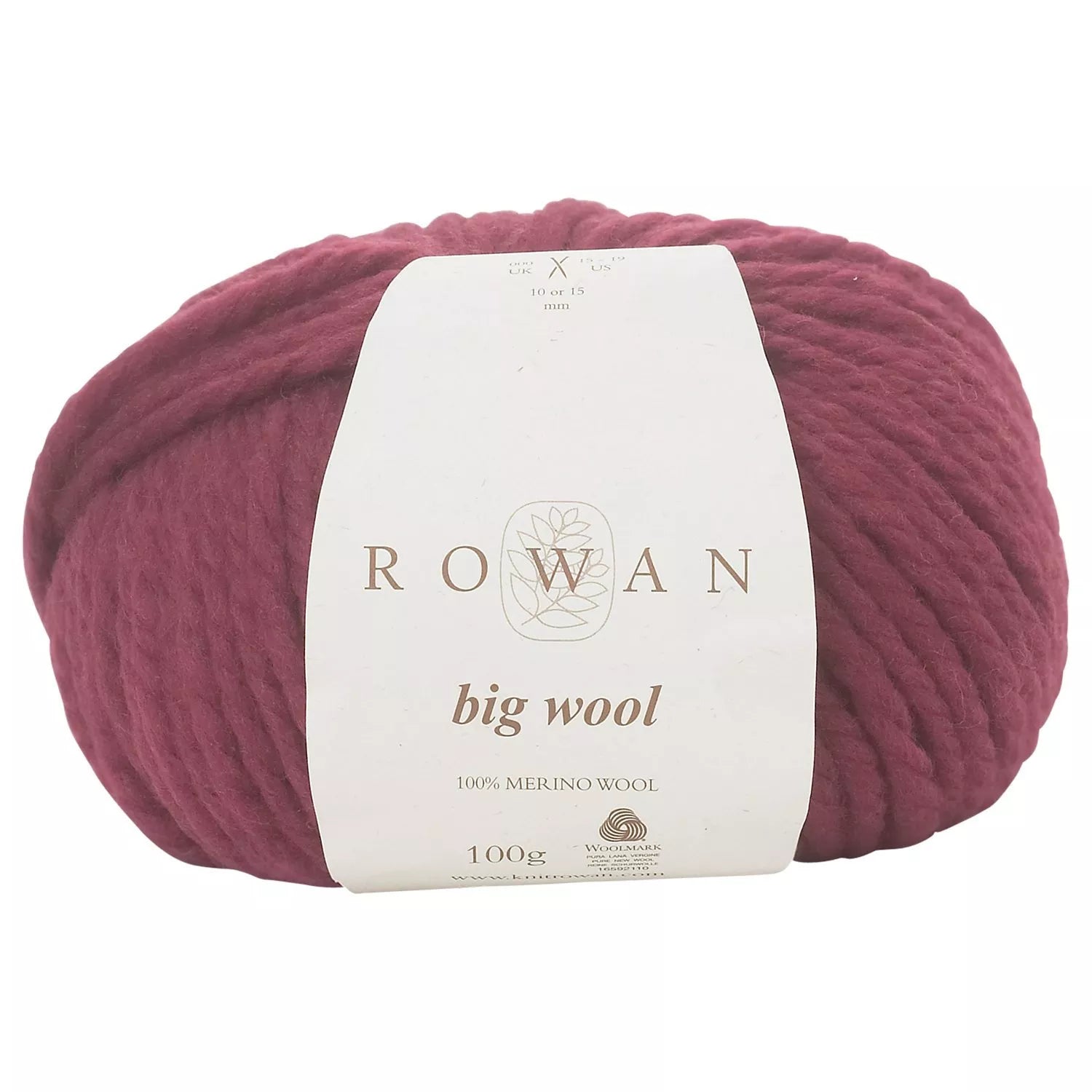 Rowan Big Wool Super Chunky Merino Yarn, 100g