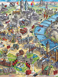 Gibsons London Landmarks jigsaw puzzle 1000 pieces, UK version